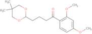 2',4'-Dimethoxy-4-(5,5-dimethyl-1,3-dioxan-2-yl)butyrophenone