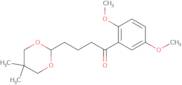 2',5'-Dimethoxy-4-(5,5-dimethyl-1,3-dioxan-2-yl)butyrophenone