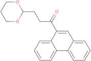 9-[3-(1,3-Dioxan-2-yl)propionyl]phenanthrene