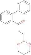 3-(1,3-Dioxan-2-yl)-2'-phenylpropiophenone