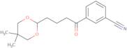 3'-Cyano-4-(5,5-dimethyl-1,3-dioxan-2-yl)butyrophenone