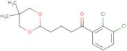 2',3'-Dichloro-4-(5,5-dimethyl-1,3-dioxan-2-yl)butyrophenone