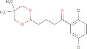 2',5'Dichloro-4-(5,5-dimethyl-1,3-dioxan-2-yl)butyrophenone