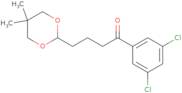 3',5'-Dichloro-4-(5,5-dimethyl-1,3-dioxan-2-yl)butyrophenone