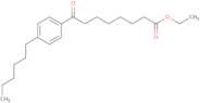 Ethyl 8-(4-hexylphenyl)-8-oxooctanoate