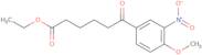 Ethyl 6-(4-methoxy-3-nitrophenyl)-6-oxohexanoate