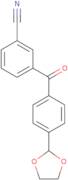 3-Cyano-4'-(1,3-dioxolan-2-yl)benzophenone