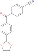 4-Cyano-4'-(1,3-dioxolan-2-yl)benzophenone