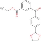 3-Carboethoxy-4'-(1,3-dioxolan-2-yl)benzophenone