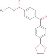 4-Carboethoxy-4'-(1,3-dioxolan-2-yl)benzophenone