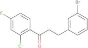 3-(3-Bromophenyl)-2'-chloro-4'-fluoropropiophenone