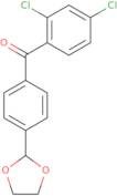 2,4-Dichloro-4'-(1,3-dioxolan-2-yl)benzophenone