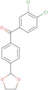 3,4-Dichloro-4'-(1,3-dioxolan-2-yl)benzophenone