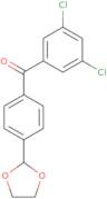 3,5-Dichloro-4'-(1,3-dioxolan-2-yl)benzophenone