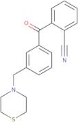 2-Cyano-3'-thiomorpholinomethyl benzophenone