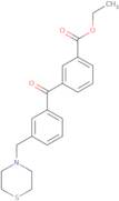 3-Carboethoxy-3'-thiomorpholinomethyl benzophenone