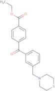 4'-Carboethoxy-3-thiomorpholinomethyl benzophenone