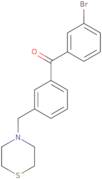3-Bromo-3'-thiomorpholinomethyl benzophenone