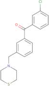 3-Chloro-3'-thiomorpholinomethyl benzophenone