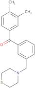 3,4-Dimethyl-3'-thiomorpholinomethyl benzophenone