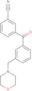 3-Cyano-3'-morpholinomethyl benzophenone