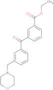 3-Carboethoxy-3'-morpholinomethyl benzophenone