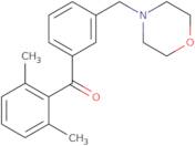 2,6-Dimethyl-3'-morpholinomethyl benzophenone