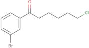 1-(3-Bromophenyl)-6-chloro-1-oxohexane