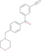 3-Cyano-4'-morpholinomethyl benzophenone