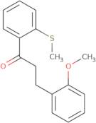 3-(2-Methoxyphenyl)-2'-thiomethylpropiophenone