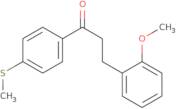 3-(2-Methoxyphenyl)-4'-thiomethylpropiophenone