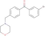 3-Bromo-4'-morpholinomethyl benzophenone