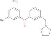 3,5-Dimethyl-3'-pyrrolidinomethyl benzophenone