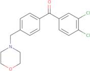 3,4-Dichloro-4'-morpholinomethyl benzophenone