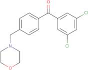 3,5-Dichloro-4'-morpholinomethyl benzophenone