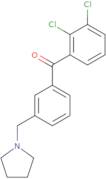 2,3-Dichloro-3'-pyrrolidinomethyl benzophenone