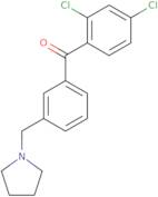 2,4-Dichloro-3'-pyrrolidinomethyl benzophenone