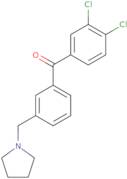 3,4-Dichloro-3'-pyrrolidinomethyl benzophenone