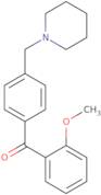 2-Methoxy-4'-piperidinomethyl benzophenone