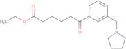 Ethyl 6-oxo-6-[3-(pyrrolidinomethyl)phenyl]hexanoate