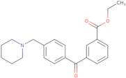 3-Carboethoxy-4'-piperidinomethyl benzophenone