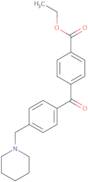 4-Carboethoxy-4'-piperidinomethyl benzophenone