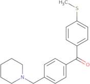 4-Piperidinomethyl-4'-thiomethylbenzophenone