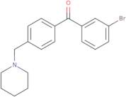 3-Bromo-4'-piperidinomethyl benzophenone