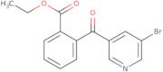 3-Bromo-5-(2-ethoxycarbonylbenzoyl)pyridine