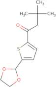 2,2-Dimethylpropyl 5-(1,3-dioxolan-2-yl)-2-thienyl ketone