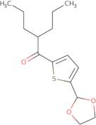 5-(1,3-Dioxolan-2-yl)-2-thienyl 1-propylbutyl ketone