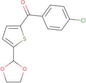 2-(4-Chlororobenzoyl)-5-(1,3-dioxolan-2-yl)thiophene