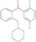 2,5-Dichloro-2'-piperidinomethyl benzophenone