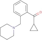 Cyclopropyl 2-(piperidinomethyl)phenyl ketone